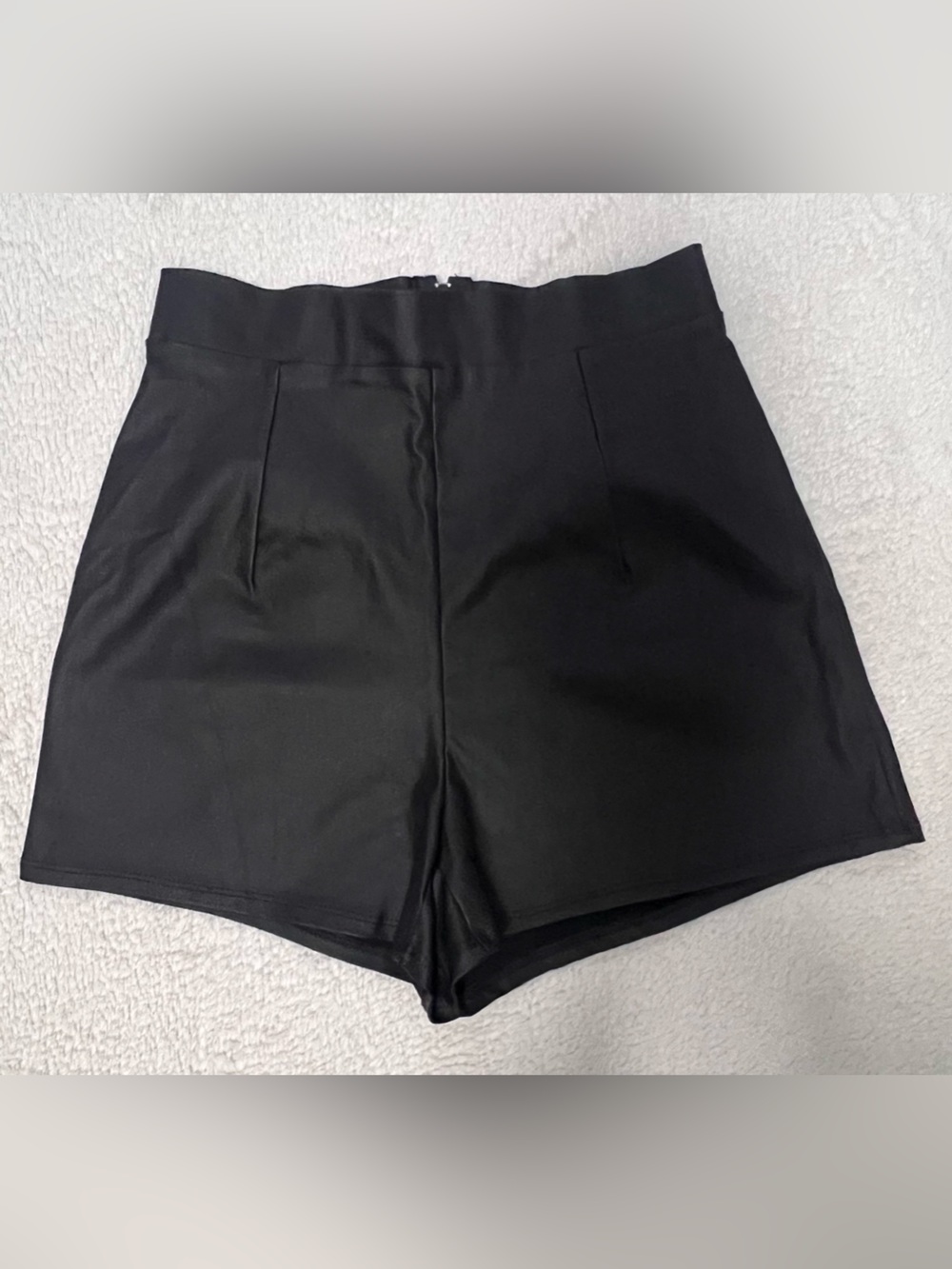 High-Waist Black Women’s Shorts